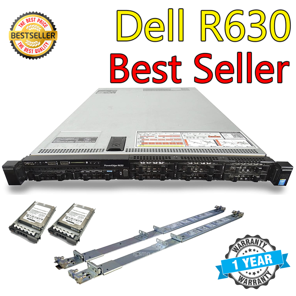 ขาย Server Dell R630 CPU E5-2620V3*2 HDD SAS600GB*4 RAM128GB RAID H730 Dual PSU*2 ประกัน 1 ปี !!! ราคา 55,500 บาท*ส่งฟรี