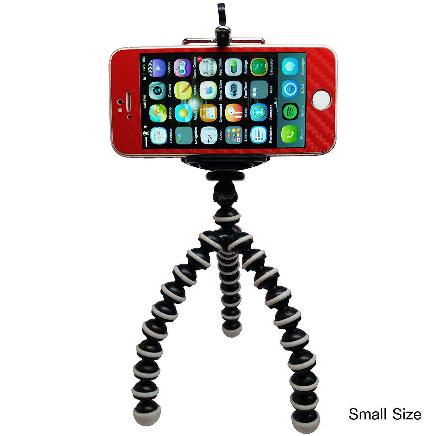 ขาตั้งกล้อง Flexible Mini Octopus Stand Tripod for Camera and Mobile Phone iPhone/Samsung/HTC + ขาจับมือถือ Clip Bracket Tripod Adapter