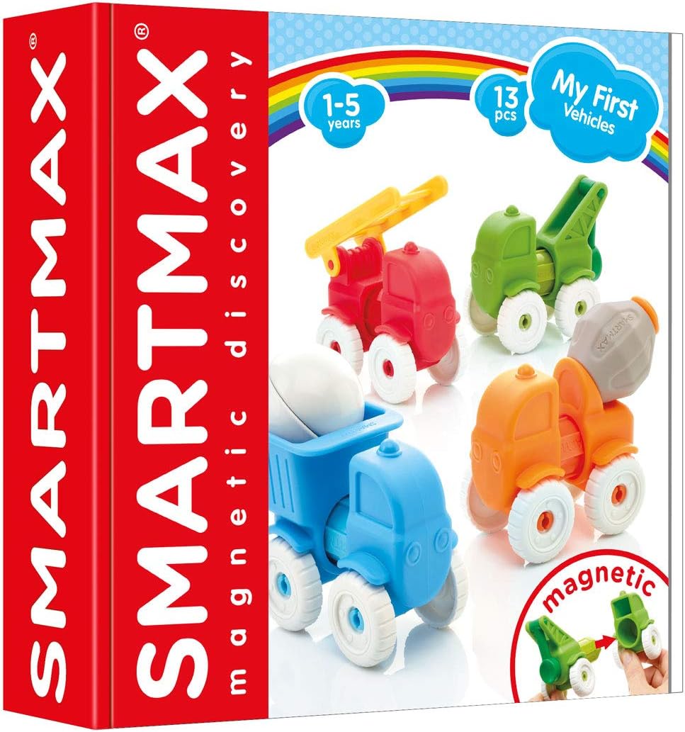 Smart Max, My First Vehicles, Stem Developmental Toys, Magnetic Building Blocks for Children 1 Year and Up, Genuine Copyright from Belgium. ราคา 1,611 บาท*ส่งฟรี