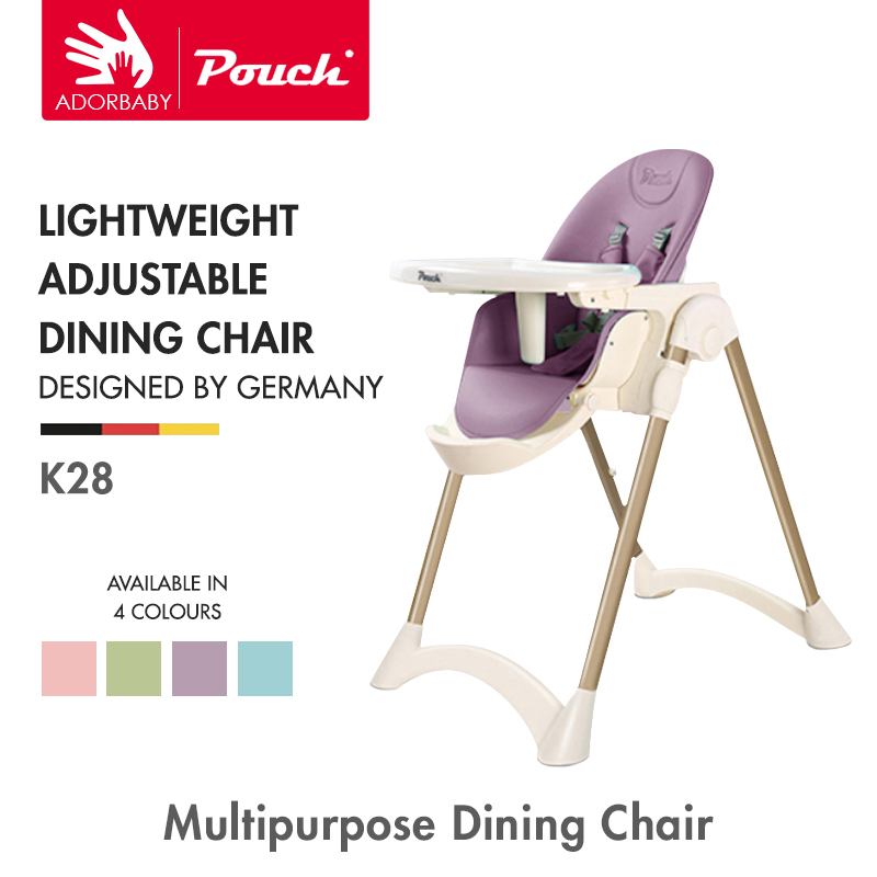 Pouch Lightweight Storage Safe and Stable Big Space Fold Easily Anti-Collapse Dining Chair K28