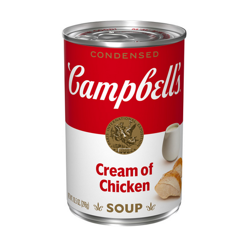 อาหาร ขนม และของใช้ในบ้าน Villa Market Campbell's Cream of Chicken Soup 305g ซุปไก่ นำเข้าจากออสเตรเลีย ราคา 129 บาท*ส่งฟรี