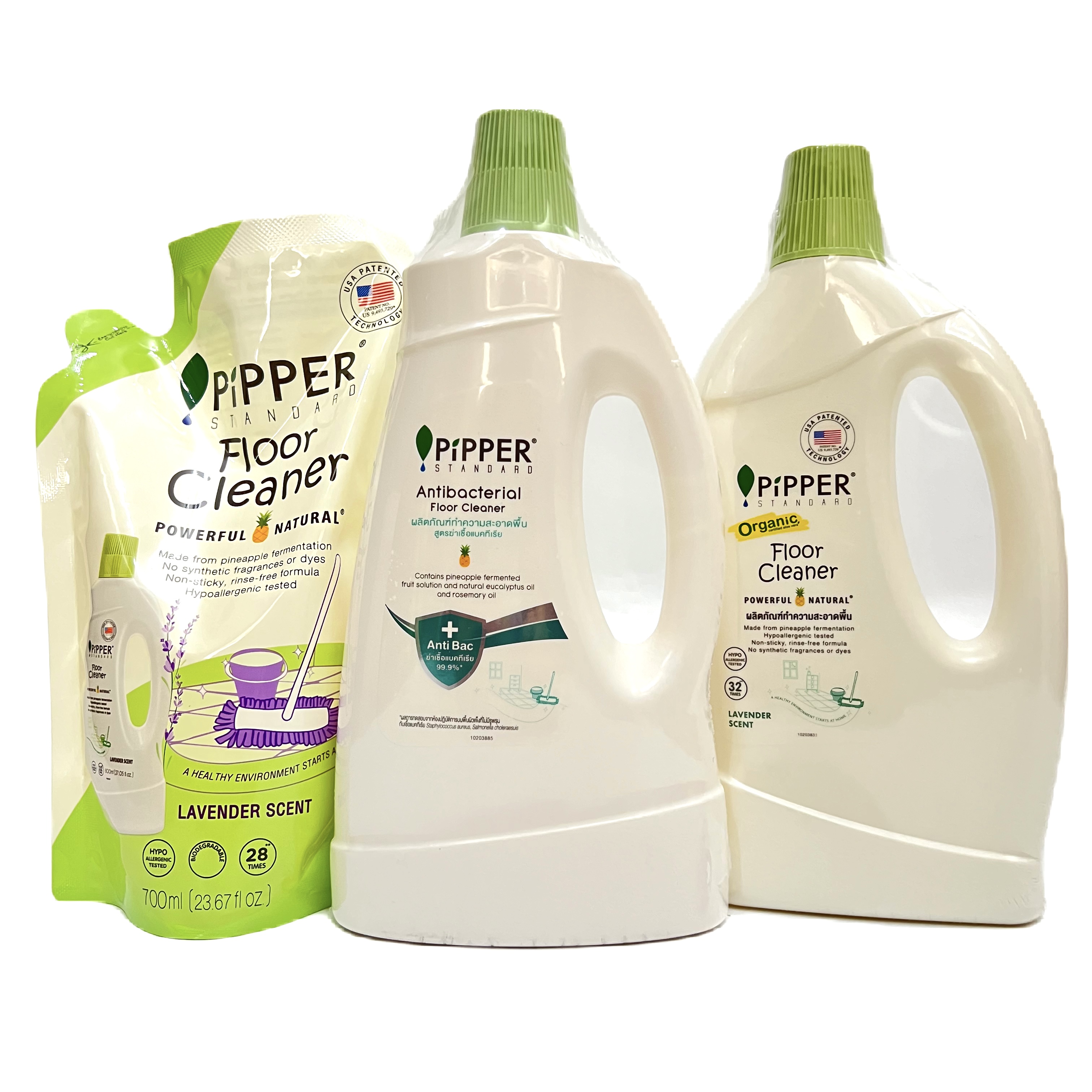 น้ำยาถูพื้น น้ำยาทำความสะอาดพื้น PIPPER STANDARD ขจัดคราบสกปรก ขนาด 800 ml ราคา 139 บาท*ส่งฟรี