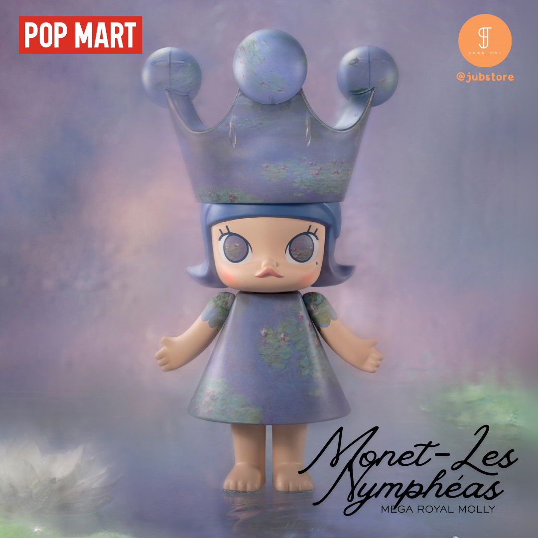 Mega Royal Mollie 100%/400% Monet-Les Nymphes (Monet-Les Nymphes) 👑 Genuine Collectible Figure ราคา 9,999 บาท*ส่งฟรี