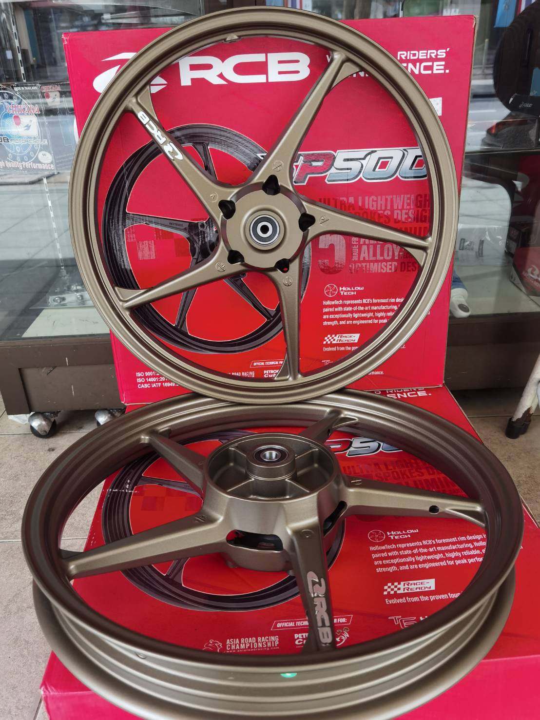 RCB ล้อแม็ก SP500 for Yamaha Exciter (Y2024 with ABS✅ ) F1.6-17/ R1.85-17 ราคา 4,950 บาท*ส่งฟรี