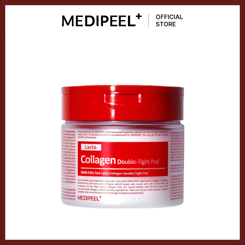 Medipeel Red Lacto Collagen Double Tight Pad 270ml (70Ea) (Renewal 2024) ราคา 420 บาท*ส่งฟรี