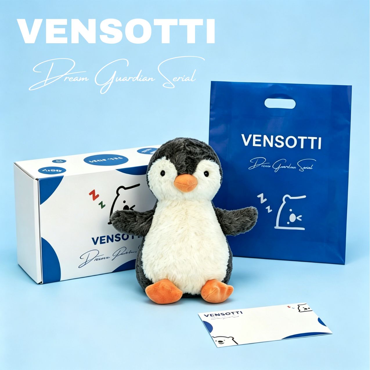 [Free Gift Box] Vensotti Stellina Penguin (22/34cm) Super Soft Penguin Doll, Italian Style, Cute Gift - Premium Soft ราคา 599 บาท*ส่งฟรี
