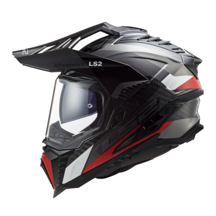 LS2 Helmets MX701 Explorer C. Frontier G.Titanium Red - หมวกกันน็อคทัวร์ริ่งแอดเวนเจอร์ ราคา 14,200 บาท*ส่งฟรี