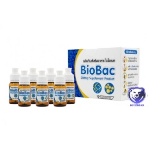 ภาพหน้าปกสินค้าBIOBAC Synbiotic ไบโอแบค ผลิตภัณฑ์เสริมอาหาร Probiotic และ Prebiotic  จุลินทรีย์ มีชีวิต (1 กล่อง/ 7ขวด) ที่เกี่ยวข้อง