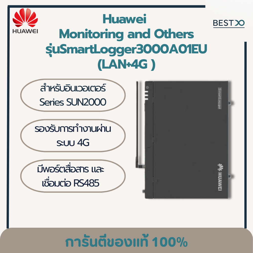 Smartlogger3000A01Eu (Lan+4G) ราคา 37,165 บาท*ส่งฟรี