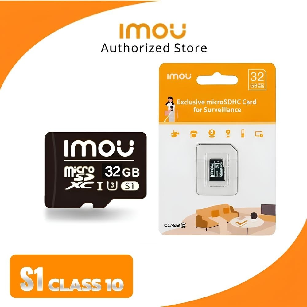 Imou Model St2 S1 Memory Card 32Gb Class 10 Uhs3 V30 Micro Sd Card Memory Card, 5 Year Warranty from the Center. ราคา 399 บาท*ส่งฟรี