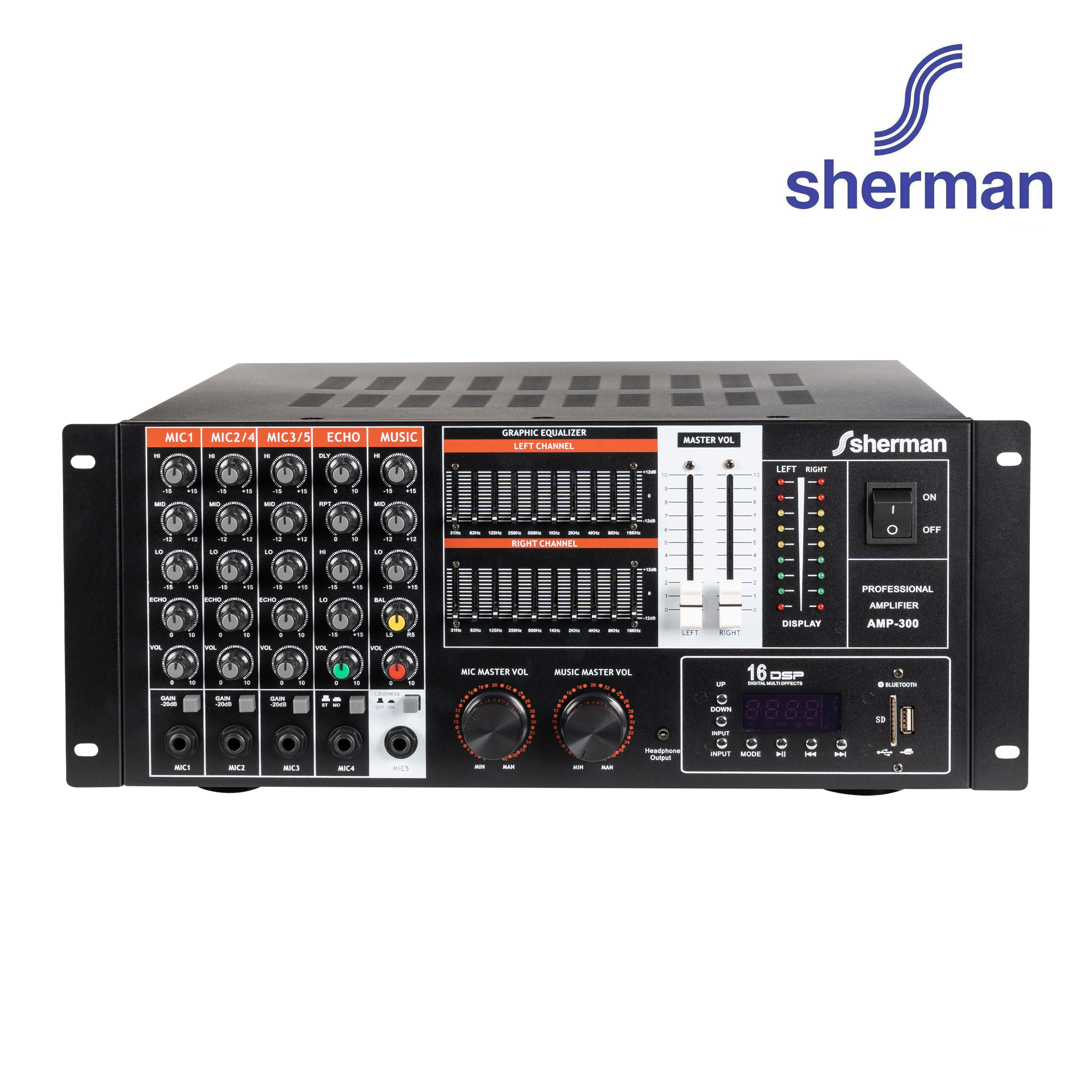 Sherman แอมปลิฟายเออร์กลางแจ้ง (Bluetooth) รุ่น AMP-300 ราคา 11,900 บาท*ส่งฟรี