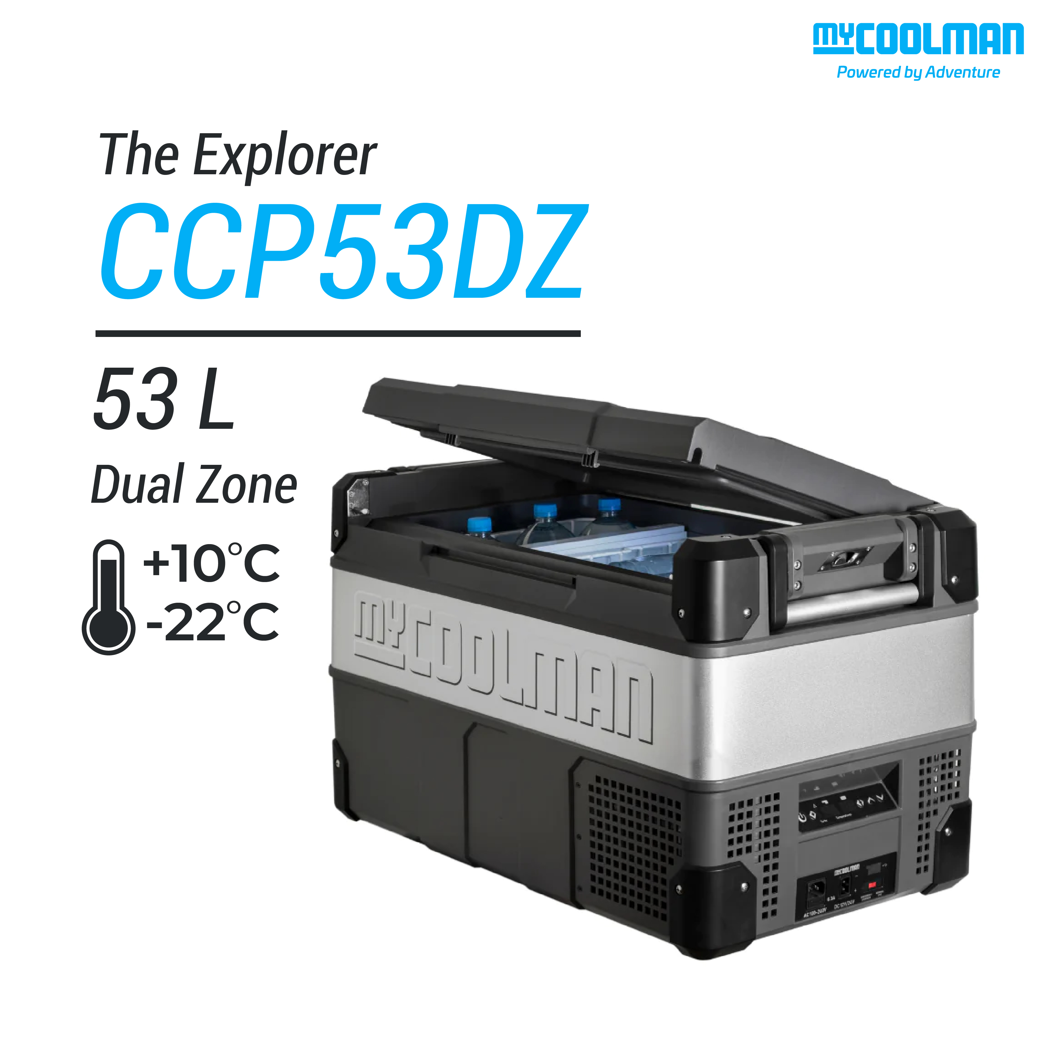 myCOOLMAN CCP53DZ The Explorer, 53 L - Dual Zone ราคา 40,000 บาท*ส่งฟรี