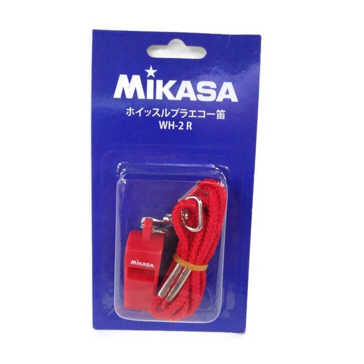 นกหวีด Mikasa รุ่น WH-2 ของแท้ 100%  มีให้เลือก สี ดำ/แดง   1 ชิ้น