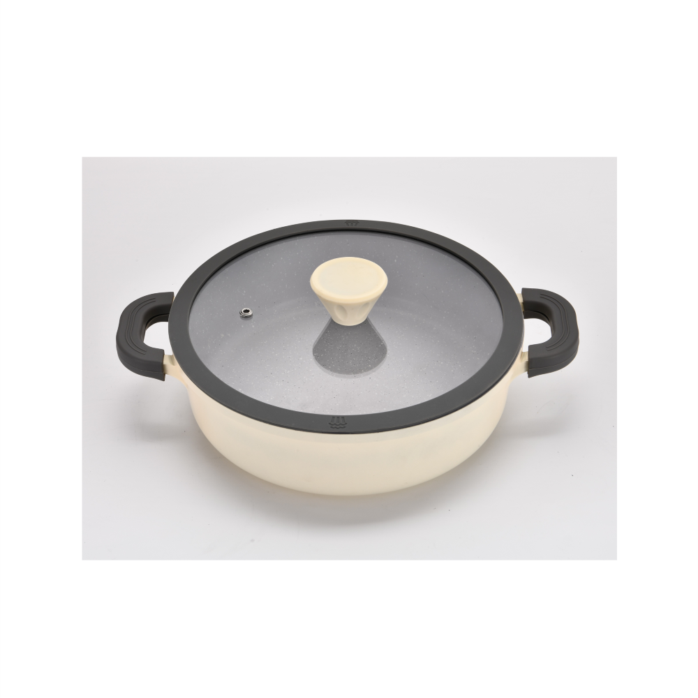 MEX รุ่น CSA247CR หม้อพร้อมฝาแก้ว ขนาด 24 ซม. (สามารถใช้กับเตาอินดักชั่นได้) ราคา 1,290 บาท*ส่งฟรี