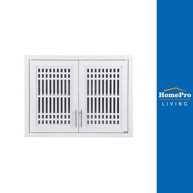 HomePro ตู้คู่ GROOVE 88x68 ซม. สีขาว แบรนด์ CABIN ราคา 2,690 บาท*ส่งฟรี