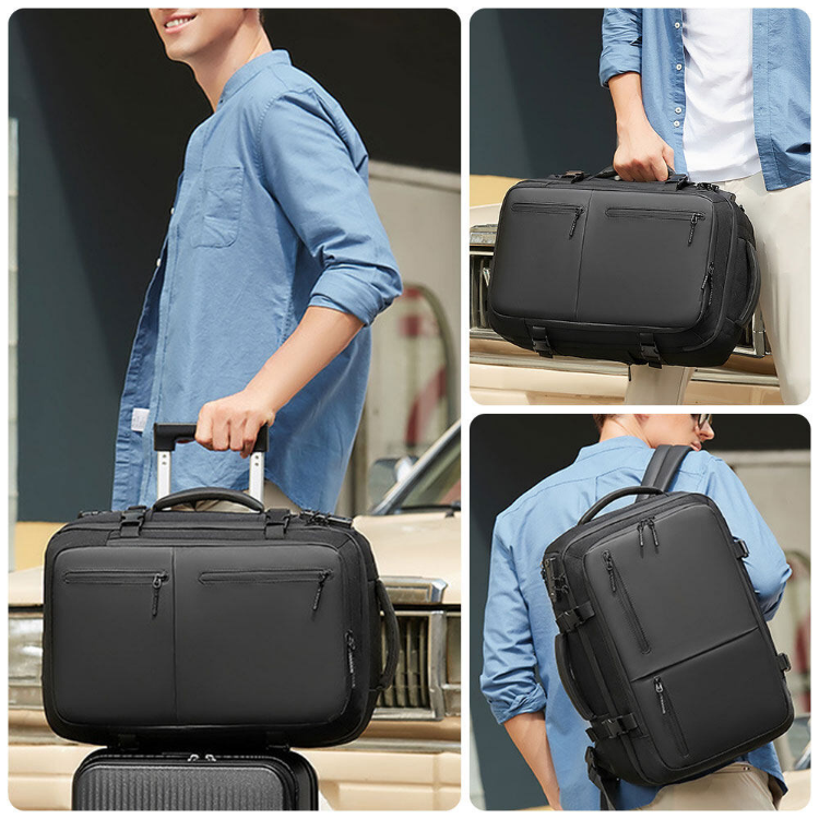 RZTX Quality Big Capacity Business Travel Men Laptop Backpack Man