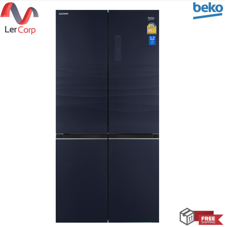 (Beko) ตู้เย็น 4 ประตู GNO52251HFSGBLTH ราคา 42,990 บาท*ส่งฟรี