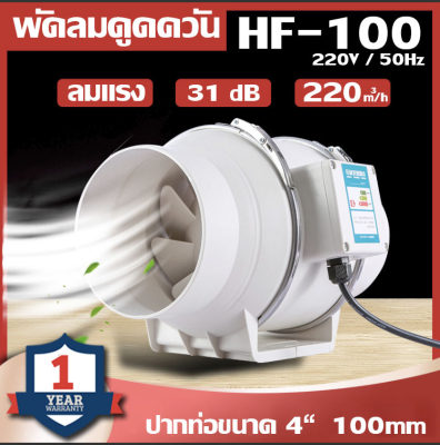 พัดลมดูดควัน พัดลมดูดอากาศแบบแกนนอน Axis ขนาด 4 นิ้ว,6 นิ้ว และ 8นิ้ว