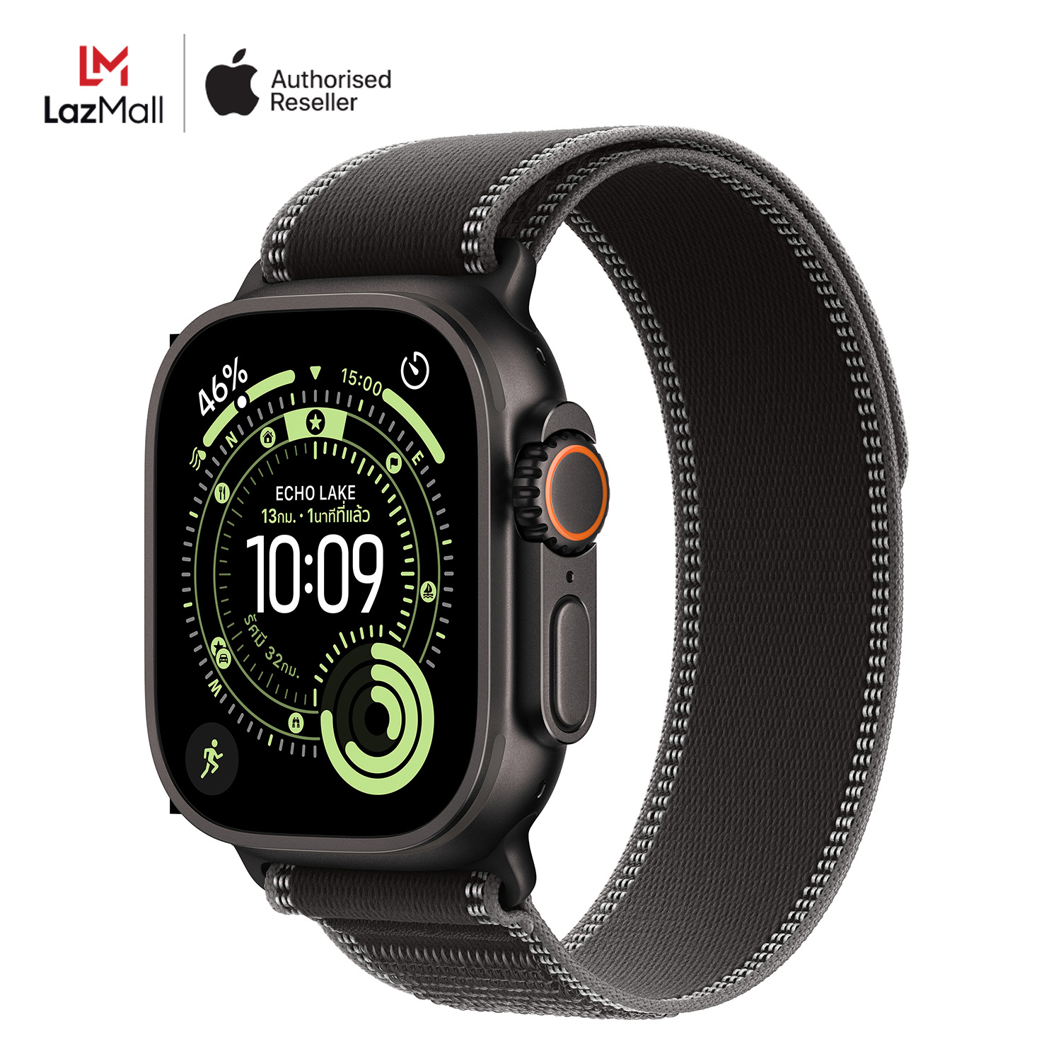 Apple Watch Ultra 3 GPS + Cellular 49mm Titanium Case with Trail Loop - S/M,M/L ราคา 23,890 บาท*ส่งฟรี