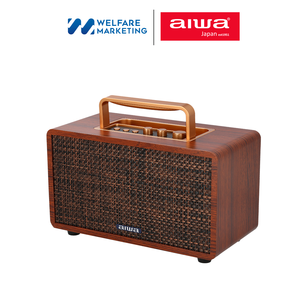 [ผ่อน 0%] AIWA Retro Classic B Bluetooth Speaker ลำโพงบลูทูธพกพา SUPER BASS ราคา 1,990 บาท*ส่งฟรี
