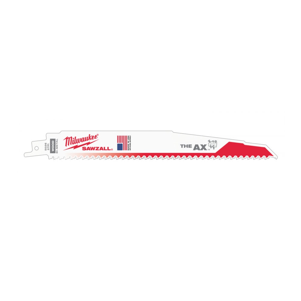 Milwaukee 48-00-5026 ใบมีดซอว์ซอลล์™ Ax™ 230 มม. 5 ฟันต่อนิ้ว (5 ต่อแพ็ค) ราคา 1,330 บาท*ส่งฟรี
