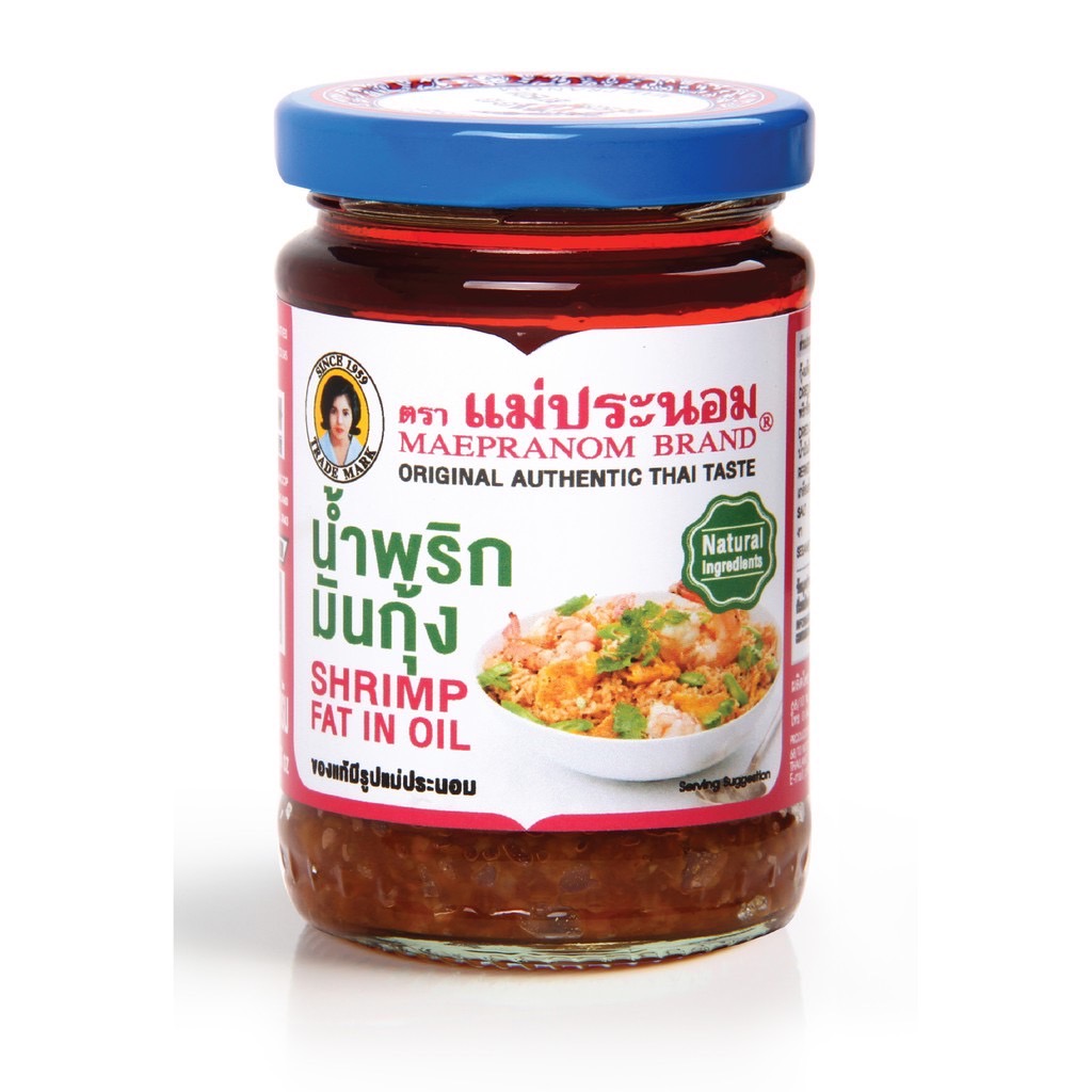 ถูกที่สุด น้ำพริกมันกุ้ง ขนาด 180 กรัม ตราแม่ประนอม ราคา 218 บาท*ส่งฟรี