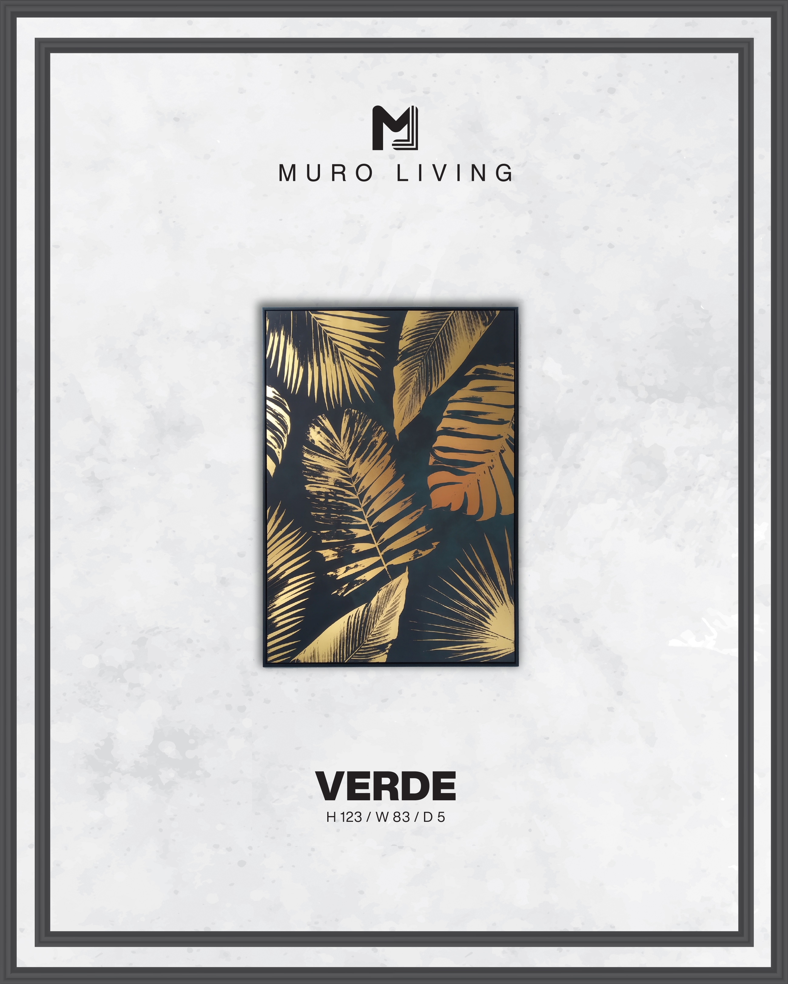รูปภาพตกแต่งผนังดีไซน์ Muro Living รุ่น VERDE ราคา 8,590 บาท*ส่งฟรี