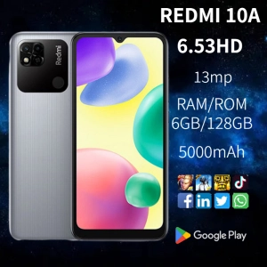 สินค้า โทรศัพท์มือถือ XIAOMI REDMI 10Aโทรศัพท์ แรม 6GB รอม128GB  Smartphone การรับประกัน 1ป ฟรีอุปกรณ์ครบชุด