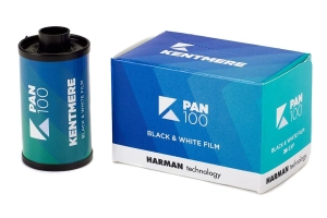 สินค้า ฟิล์มขาวดำ KENTMERE PAN 100 35mm 135-36 Black and White Film ฟิล์ม Ilford ขาวดำ 135