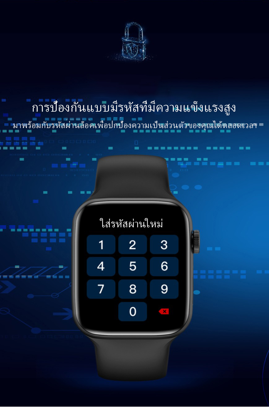 มุมมองเพิ่มเติมของสินค้า นาฬิกาสมาร์ท SUMSUNG Series Smart Watch ตรวจสุขภาพ SmartWatchs รองรับ Thai Smart Watch นาฬิกาบลูทูธ สร้อยข้อมืออัจฉริยะ รองรับโหมดกีฬา โทร Smart Watch Pedometer Heart Smart Band