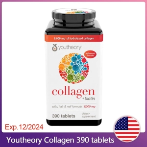 ภาพหน้าปกสินค้าyoutheory Collagen Plus Biotin 390 Tablets ที่เกี่ยวข้อง