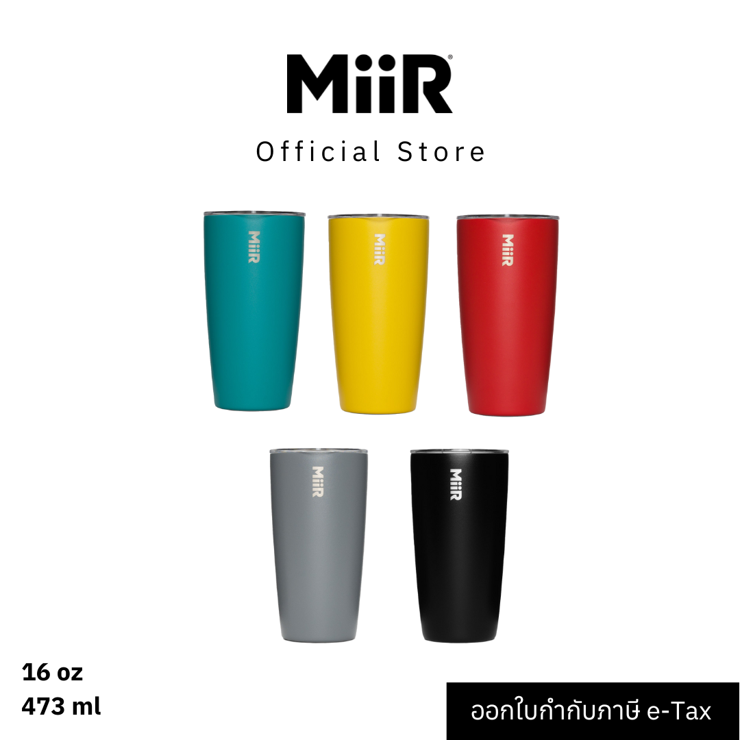 MiiR - Tumbler - Slide Lid 16oz แก้วน้ำสแตนเลส เก็บความเย็น เก็บอุณหภูมิ ราคา 966 บาท*ส่งฟรี