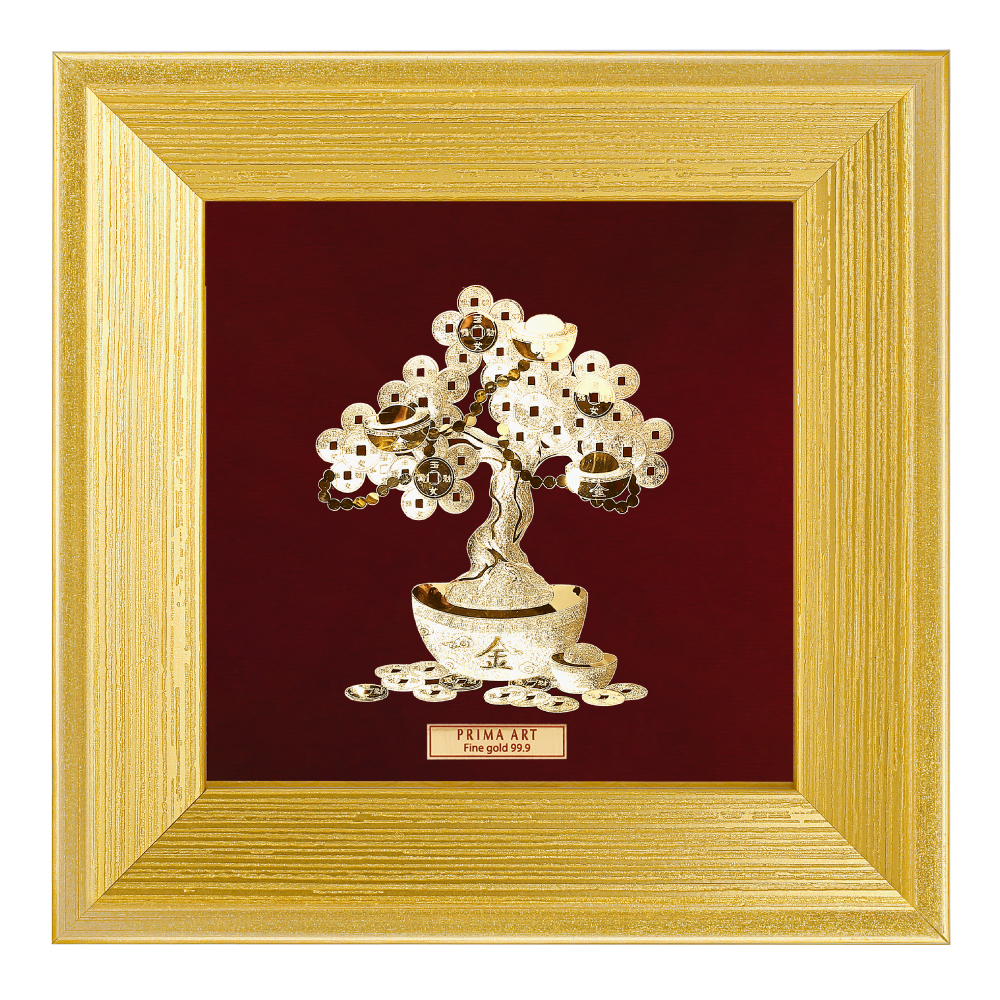 PRIMA ภาพหัตถศิลป์ต้นไม้แห่งความมั่งคั่ง 704S0433-04 ราคา 3,915 บาท*ส่งฟรี