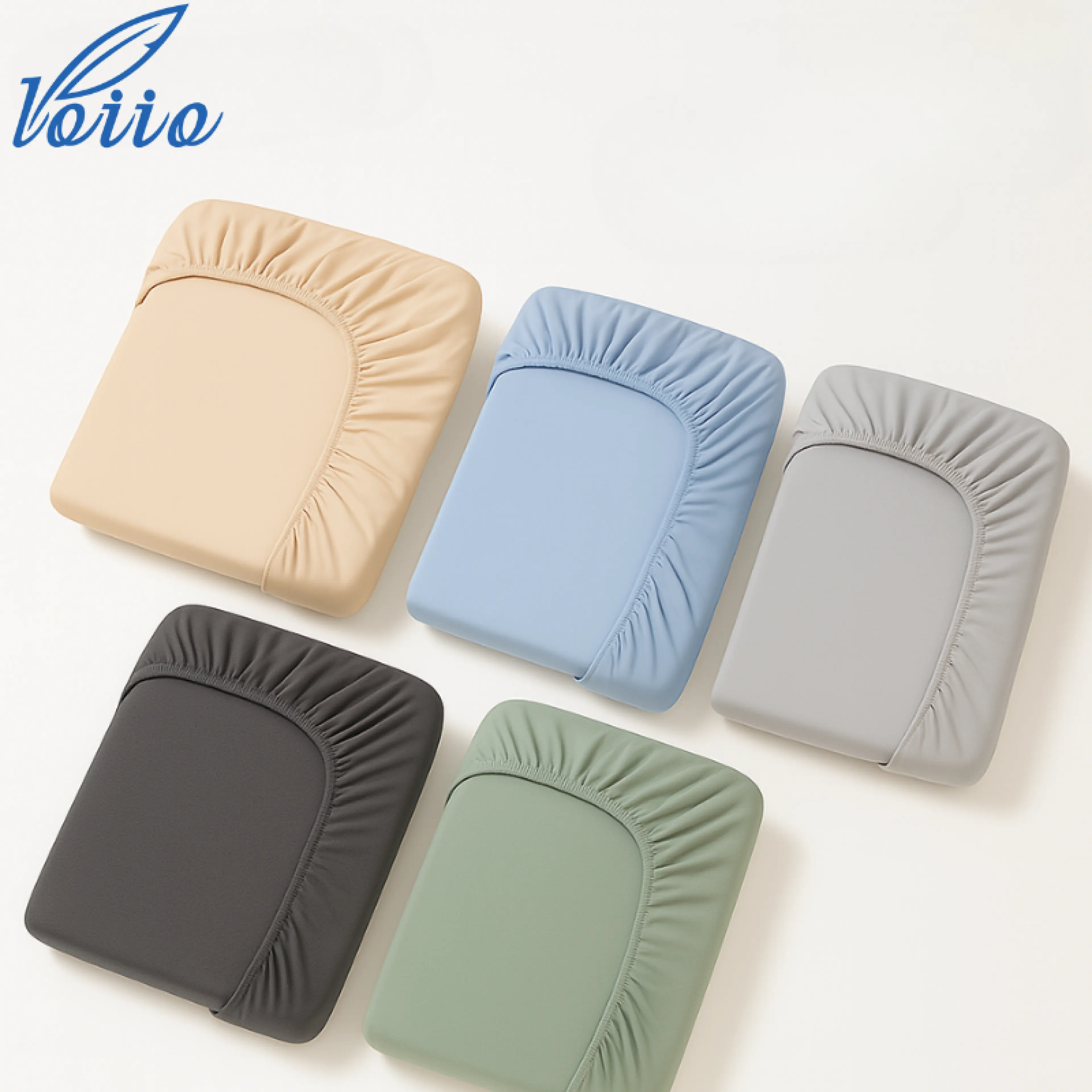 Lollo Bed Sheets 3 Feet/3.5 Feet/5 Feet/6 Feet Soft Mattress Protector, Prevents Dust Mites, 360 Degree Corner Fastening. ° Free Pillowcase (1 Bed Sheet, 2 Pillowcases) Cod