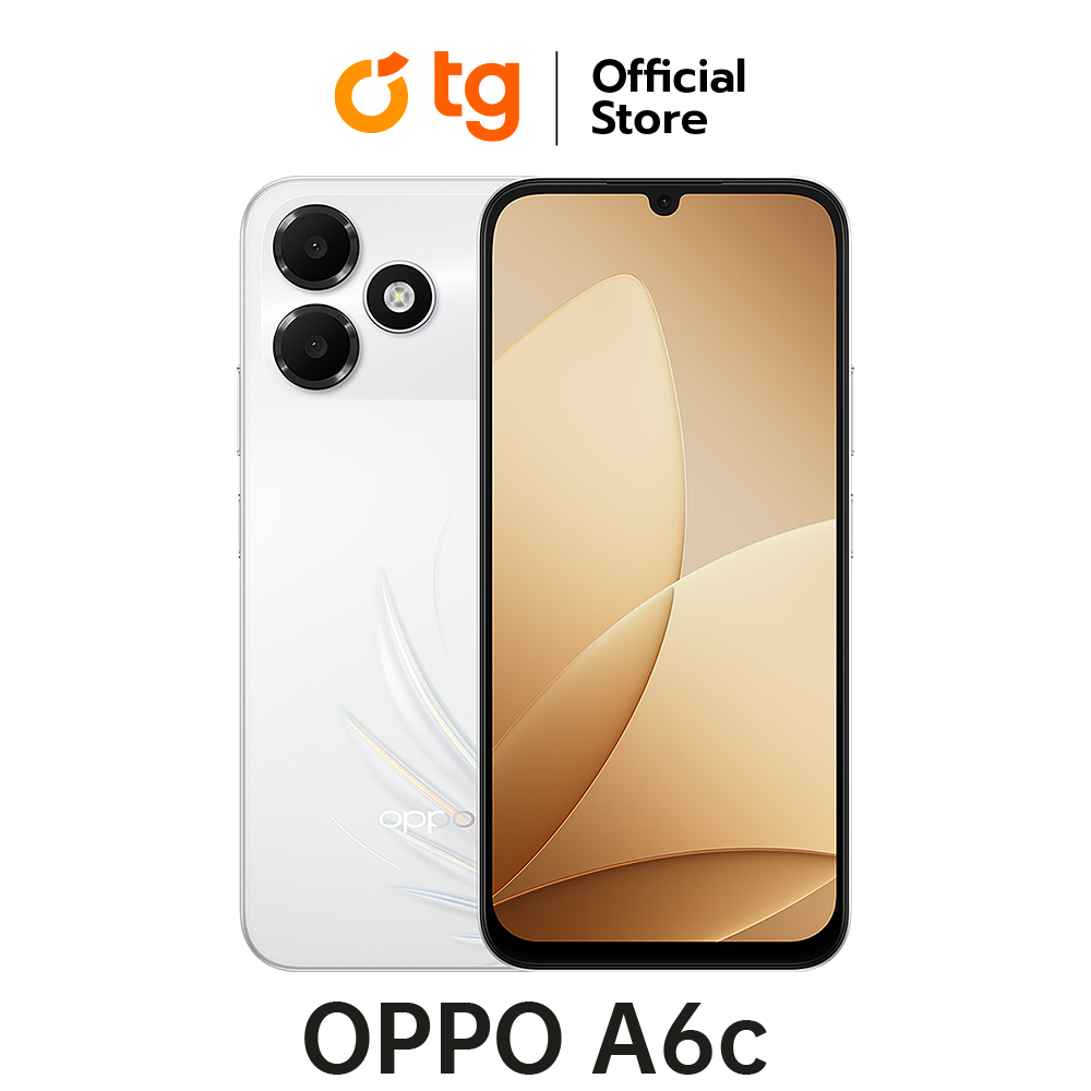 Oppo A6C (4/128Gb) Smartphone, Mobile Phone, Free Screen Breakage Insurance Included (1 Year Center Warranty Product) by Tg ราคา 6,499 บาท*ส่งฟรี