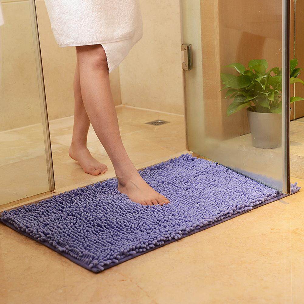 Polyester Ground Foot bath mat carpet for bathroom Rugs  40X60cm