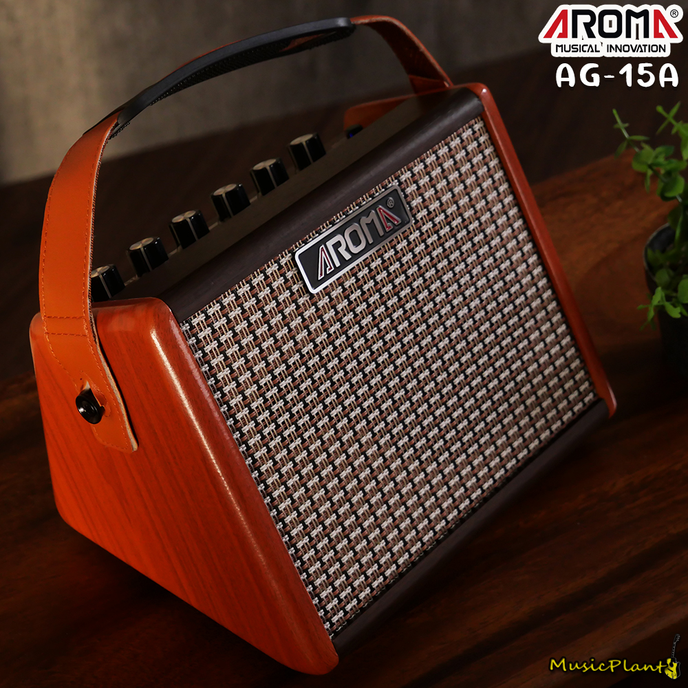 Aroma รุ่น AG-15A แอมป์กีต้าร์โปร่ง แอมป์กีต้าร์ แอมป์กีตาร์โปร่ง เล่นกีตาร์ + ร้องเพลง (ช่องเสียบไมค์โครโฟน) ราคา 1,833 บาท*ส่งฟรี