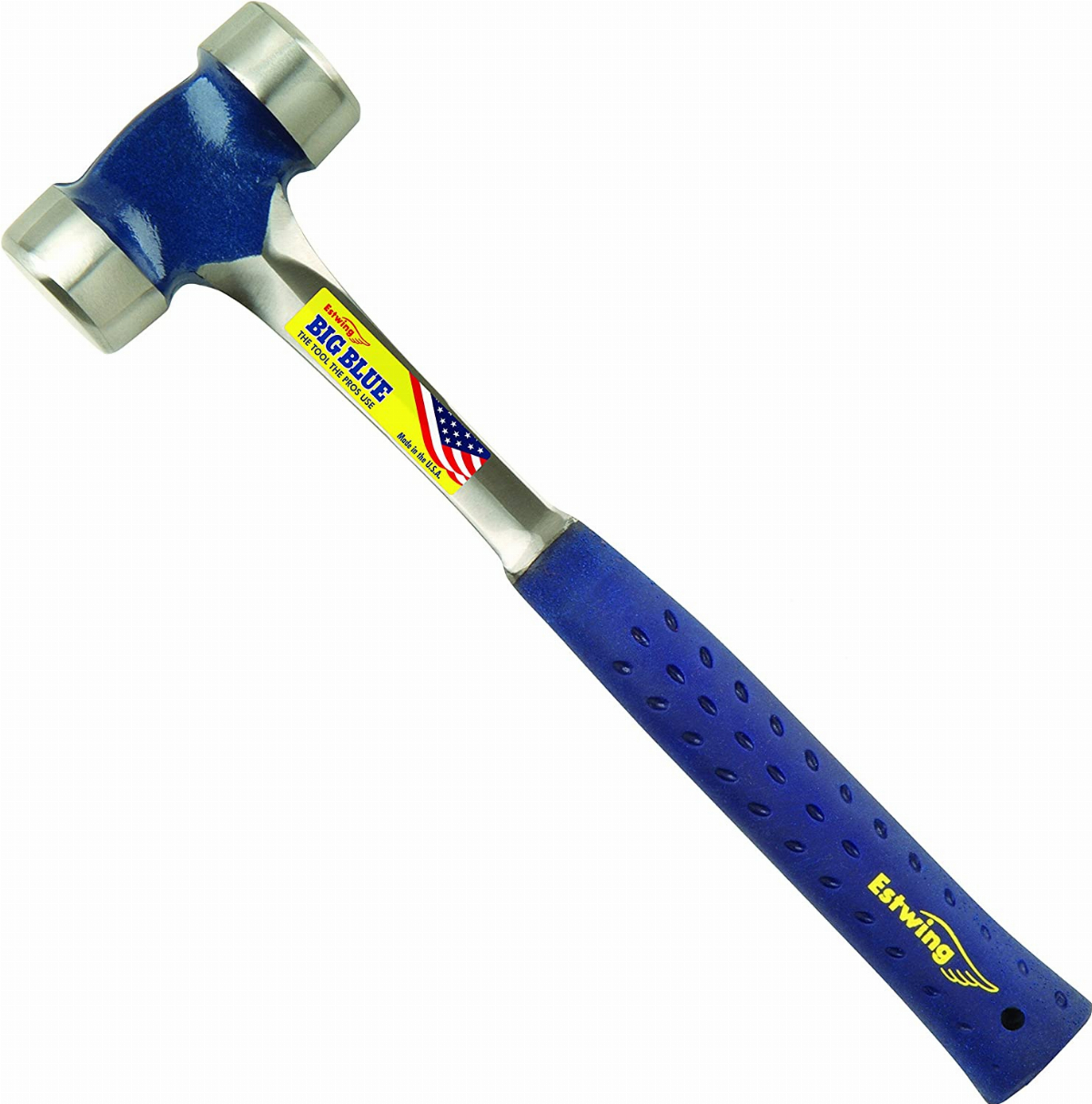 Estwing Hammertooth Hammer - 22 oz Straight Rip Claw with Smooth Face &  Shock Reduction Grip - E6-22T, Blue