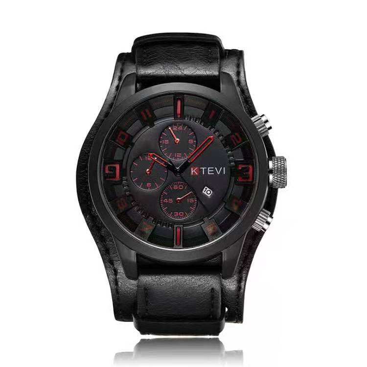 มุมมองเพิ่มเติมของสินค้า นาฬิกาข้อมือนาฬิกาผู้ชายหรูทหารนาฬิกาควอตซ์ผู้ชายนาฬิกากันน้ำกีฬากลางแจ้งนาฬิกาข้อมือ