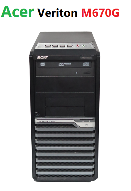 PC Acer Veriton M670G -Cpu intel -Ram 4GB - HDD 500GB - Wi-Fi ราคา 2,490 บาท*ส่งฟรี