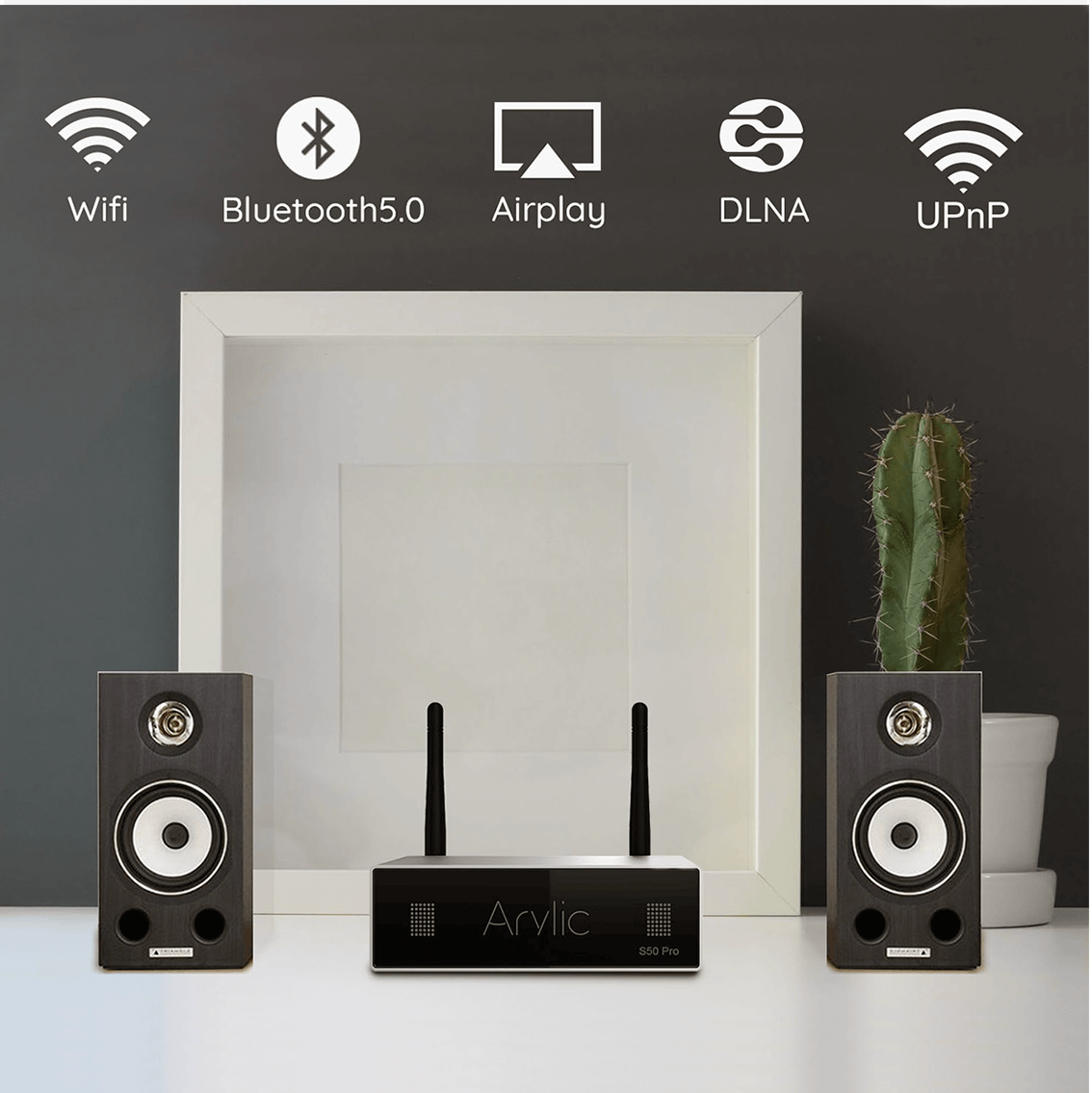 มุมมองเพิ่มเติมเกี่ยวกับ Arylic S50pro+ Music Streaming เสียงดีคุณภาพสูงรองรับการใช้งาน Music Streaming Hi-res Audio
