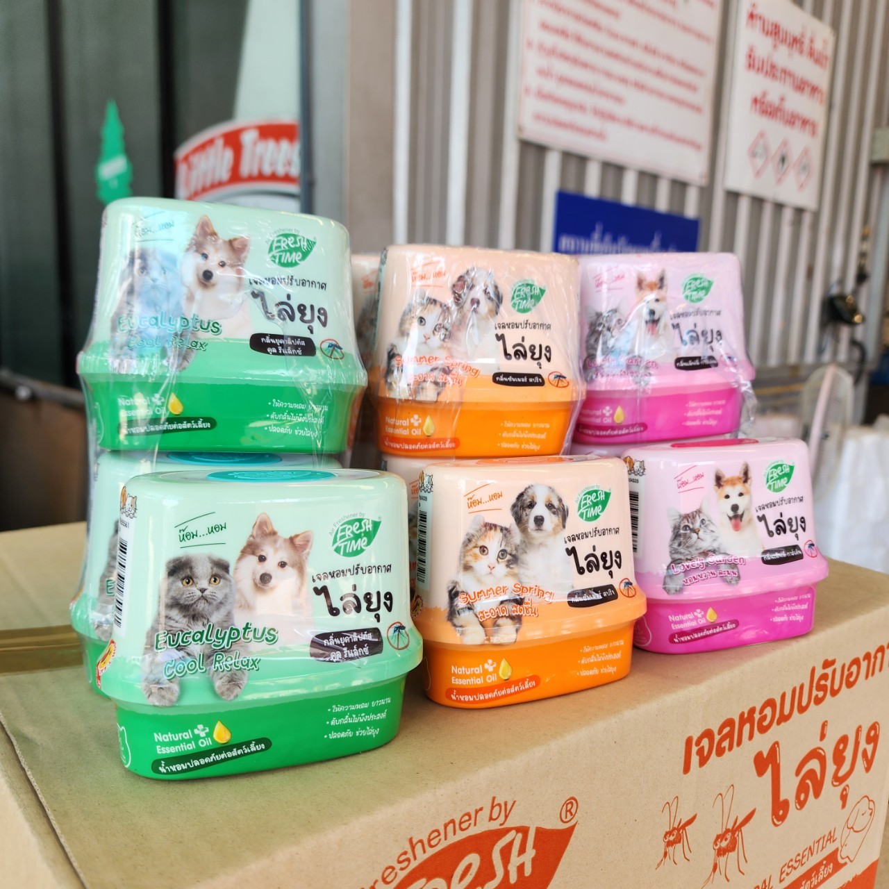 Fresh Time เจลหอมไล่ยุง 180g (แพ็ค 6 ชิ้น) ราคา 565 บาท*ส่งฟรี