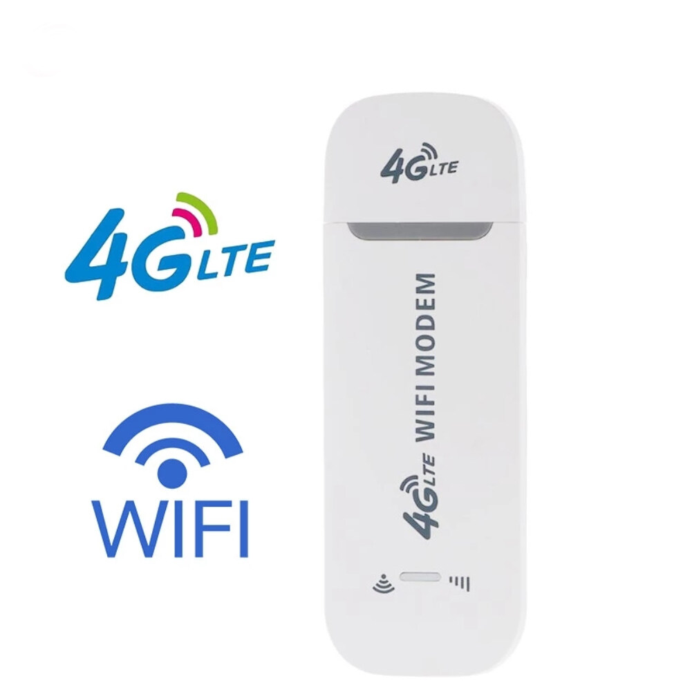 มุมมองเพิ่มเติมของสินค้า สัญญาณแรง 4G LTE USB Modem Wifi Hotspot pocket wifi ตัวปล่อยสัญญาณ wifi Mini 150Mbps โมเด็มติดซิมการ์ด