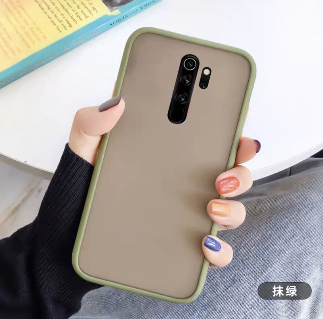 [ส่งจากไทย] Case Xiaomi Redmi 9 เคสเสี่ยวมี่ เรดมี 9 เคสกันกระแทก ปุ่มสีผิวด้าน เคส xiaomi redmi9