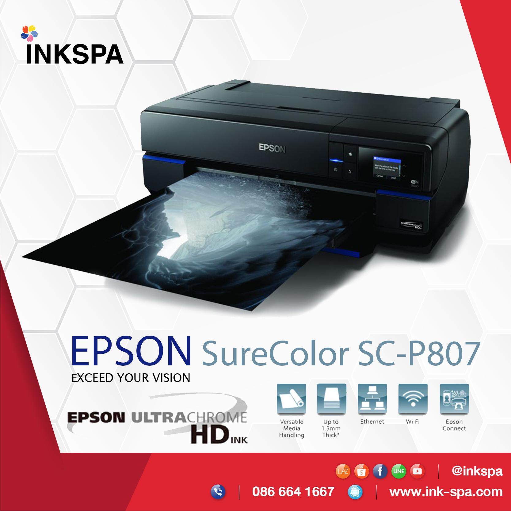 Epson SC - P807 เครื่องพิมพ์ epson ที่สุดของภาพถ่ายที่สมบูรณ์แบบ ที่ให้งานพิมพ์คมชัดทุกมุมมอง