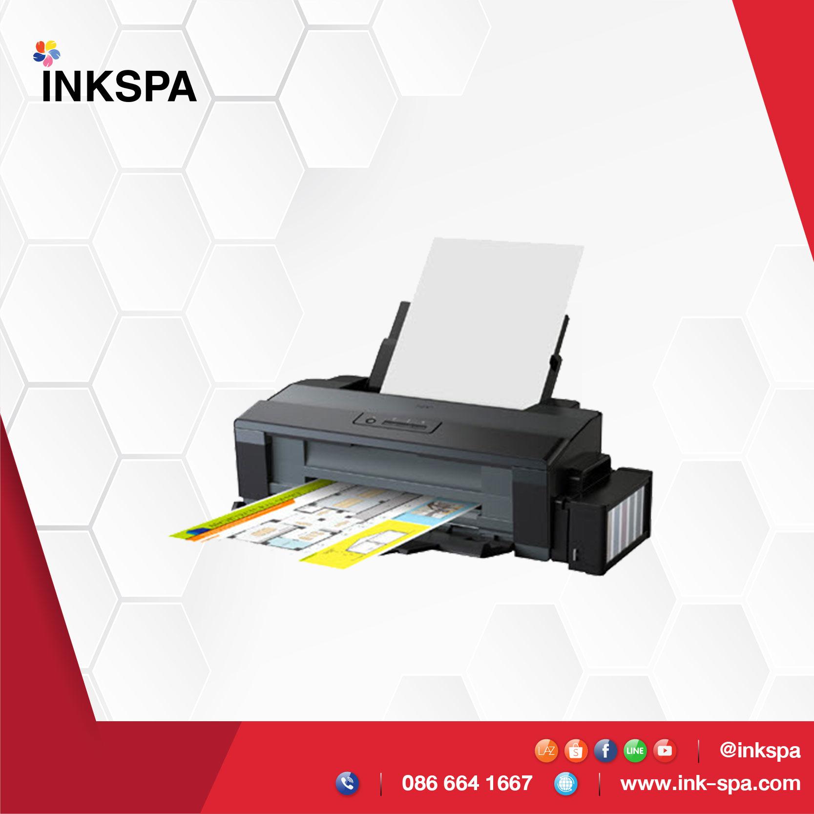 เครื่องพิมพ์อิงค์เจ็ท Inkjet Printer EPSON L1300 by Ink Spa