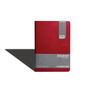 สินค้า ZEQUENZ Signature Classic “Red” สมุดโน๊ต Zequenz สีแดง