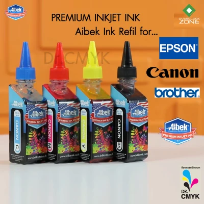 หมึกปริ้นเตอร์ Cannon Brother Epson Printer Inkjet Ink ยี่ห้อ Aibek (1)