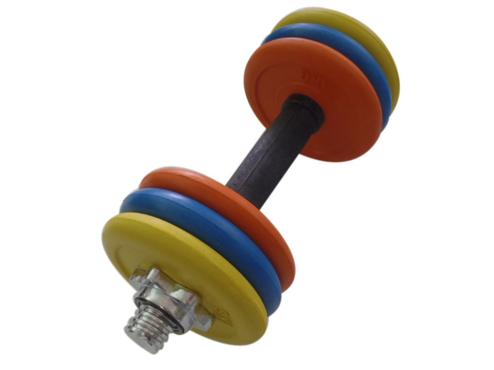 ดูภาพ SPORTLAND ชุด ดัมเบล ยางสี (SL) 8 Kg. เพิ่มเติม SPORTLAND ชุด ดัมเบล ยางสี (SL) 8 Kg.