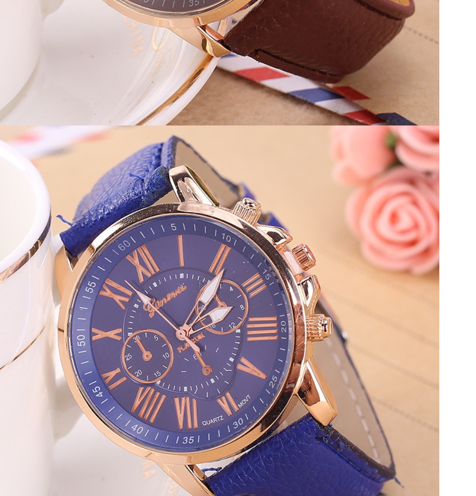 ข้อมูลเพิ่มเติมของ Riches Mall RW149 นาฬิกาข้อมือผู้หญิง นาฬิกา GENEVA วินเทจ นาฬิกาผู้ชาย นาฬิกาข้อมือ นาฬิกาแฟชั่น Watch นาฬิกาสายหนัง